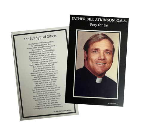 Father Bill Atkinson - Strength of Others Paper Holy Card Father Bill Atkinson - Strength of Others Paper Holy Card