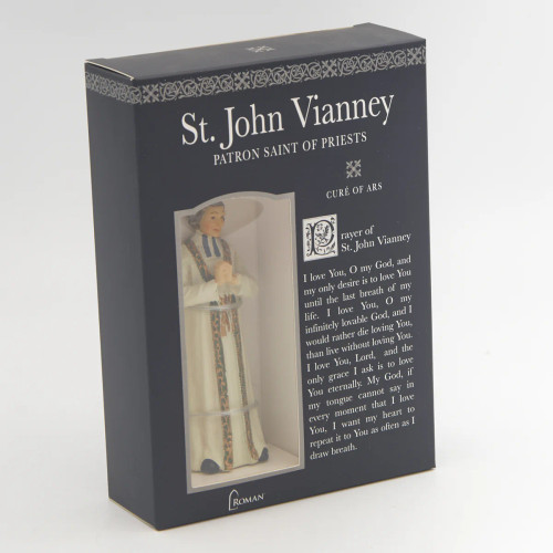 St. John Vianney Figure; Patrons and Protectors - 4"
