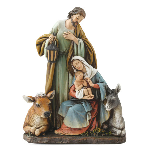 Slim Profile Holy Family Figurine