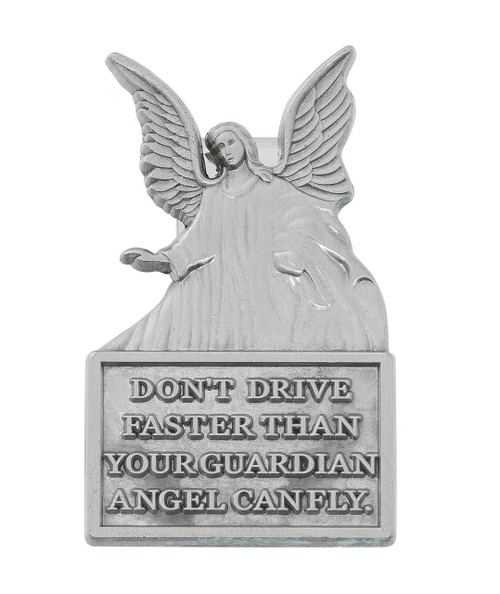 Don't Drive Faster Guardian Angel Visor Clip