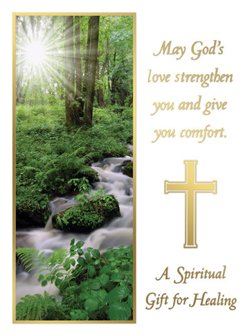 A Spiritual Gift for Healing Mass Card - For Church Use Only