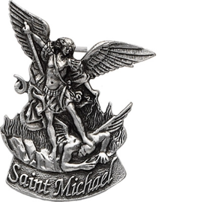 Saint Michael Visor Clip