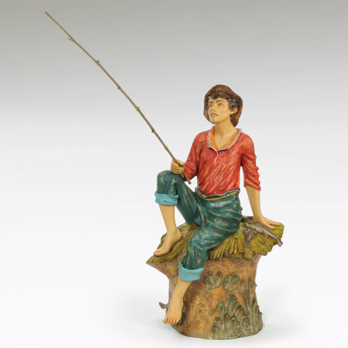 Fontanini Jacob the Fisherman Statue - 50" 