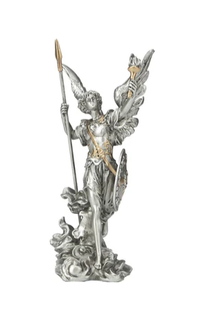 St. Uriel the Archangel Pewter Statue - Veronese Collection - 4"