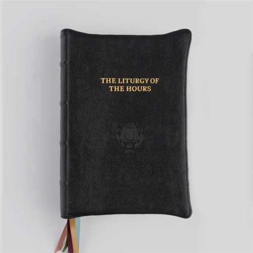 The Liturgy of the Hours, Second Edition by Ascension – Premium Natural Grain Leather Edition (Large Print)