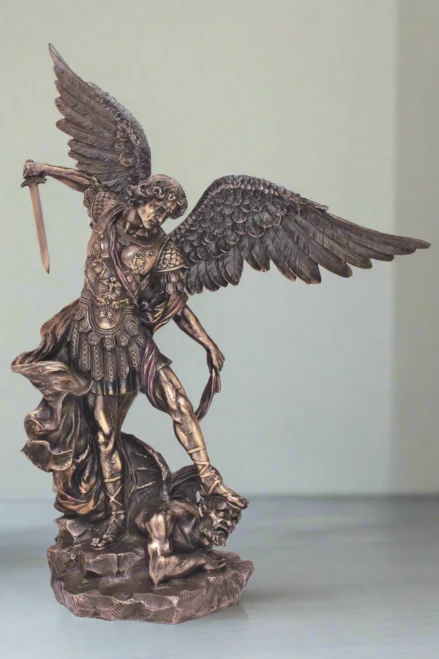 St. Michael the Archangel Bronze Statue - Veronese Collection - 29" and 49" 