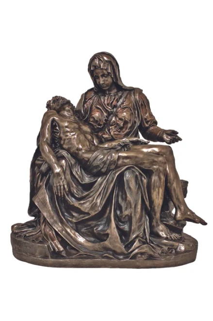 Large Pieta Bronze Statue - Veronese Collection - 31"