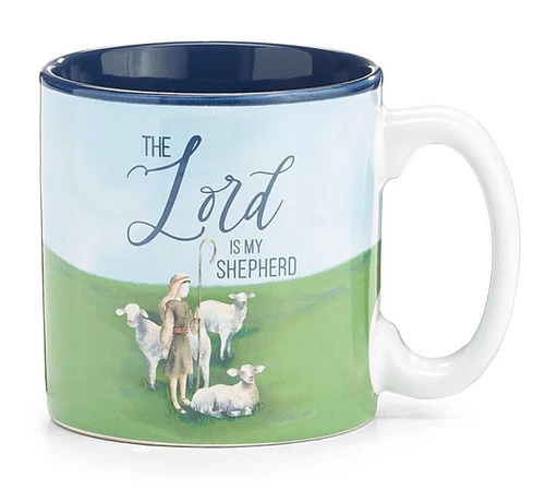 The Lord is My Shepherd Ceramic Mug - 13 oz