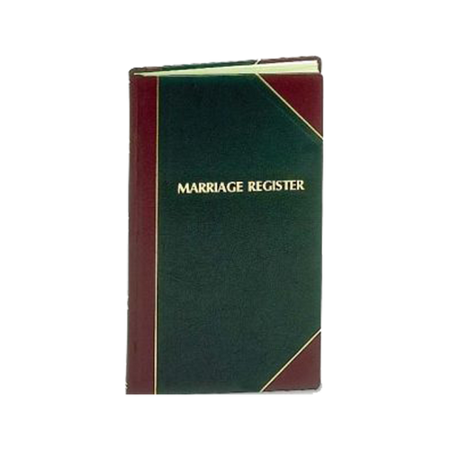 Marriage Register - Economy & Standard Edition
