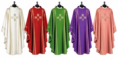 Linea Chasuble with Gold and Silk Thread Embroidery