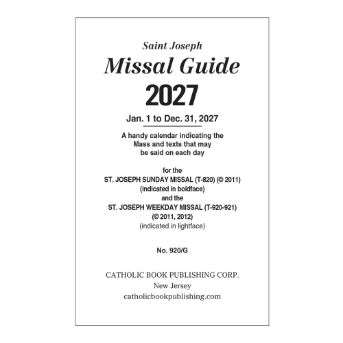 Annual Missal Guide 