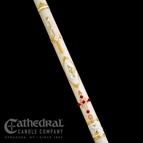 Ornamented Paschal Candle