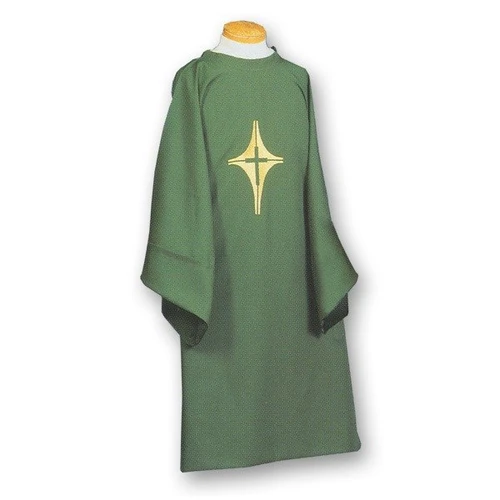 Swiss Schiffli Embroidered Gold Cross Deacon Dalmatic with Understole