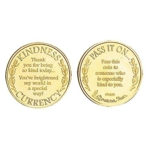 "Pass it On" - Random Acts of Kindness Currency Pocket Tokens | Set of Four