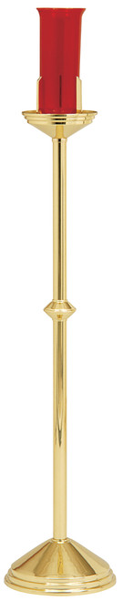 Solid Brass Floor Sanctuary Lamp – 44" H