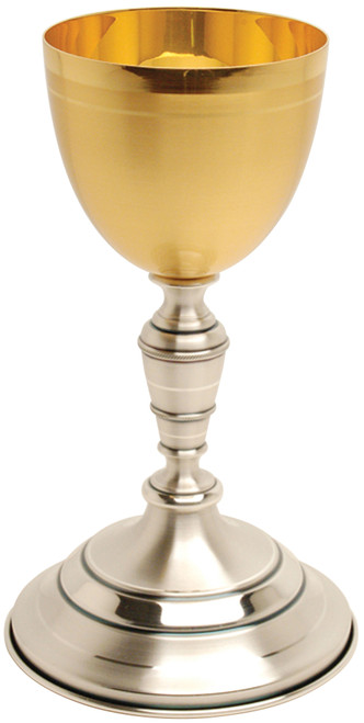 24K Gold & Silver-Plated Chalice – 12 Ounce Liquid Capacity