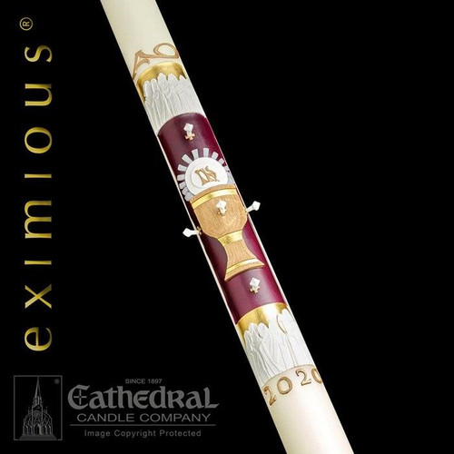 Close-Up of The Twelve Apostles Paschal Candle