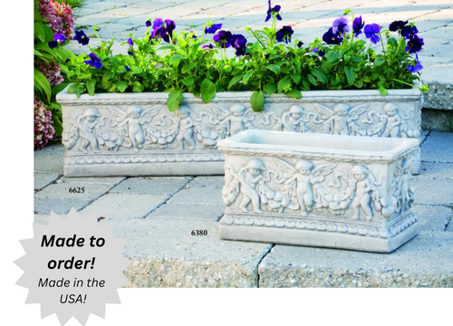 Angel Box Outdoor Cement Garden Planter - 34"