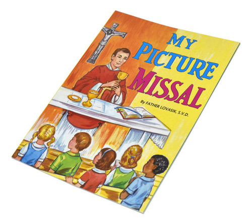 St Joseph Picture Books ~ A simple, beautifully illustrated introduction to the Mass for children. Part of a magnificent series of religious books that will help children better understand the Catholic faith. Simply written by Rev. Lawrence G. Lovasik, S.V.D.. 5 1/2 X 7 3/8 ~ Paperback 32 pages