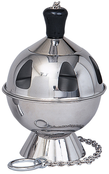Stainless Steel Censer and Boat Set - Polished Finish 