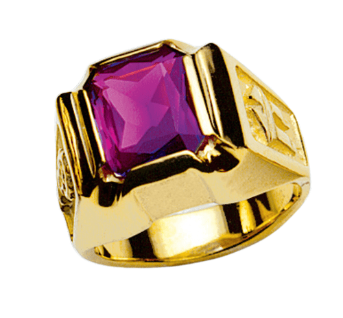 Bishops Octagon Ring