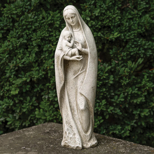 Madonna and Child Statue Garden Statue - 14"