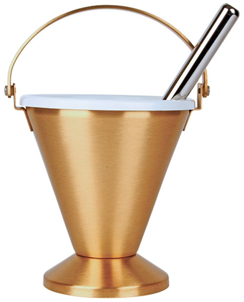 Holy Water Bucket With Sprinkler - 7”