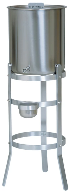 Aluminum Holy Water Tank with Stand