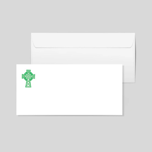 Celtic Cross Blank Note Cards with Envelopes - Box of 25