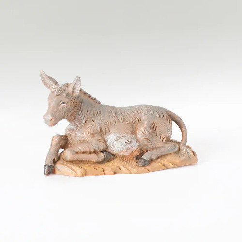 Fontanini Nativity Figures - Seated Donkey - 5"