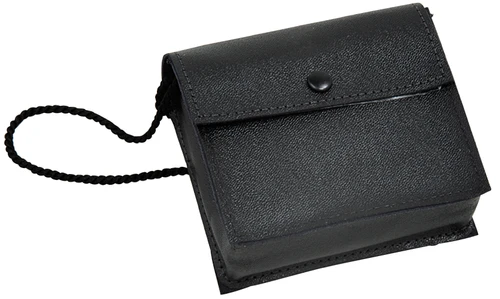 Genuine Leather Hospital Pyx Burse with Neck Cord – Holds 3-1/2" Pyx