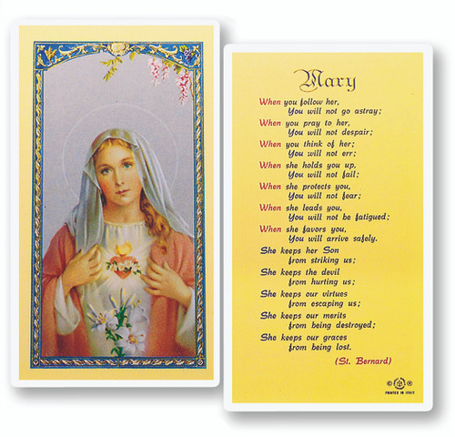 Clear, laminated Italian holy cards with gold accents.
Features World Famous Fratelli-Bonella Artwork.
2.5'' X 4.5'' 