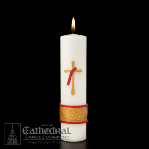 This 3" x 12" Deacon Candle is perfect for gatherings during formation or as a commemorative gift or keepsake for the home. Hand decorated with a raised wax relief. Boxed.