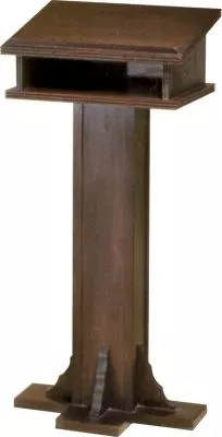 Wooden Pedestal Church Lectern – Available in 43" & 45" Heights