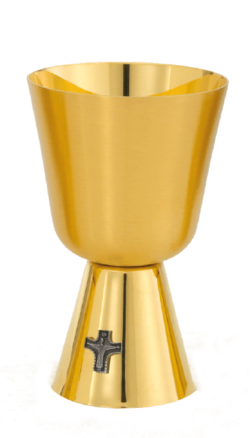 24K Gold-Plated Communion Cup - Satin Finish 