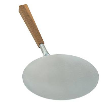 Satin Brass Communion Paten with Walnut Handle & Deluxe Vinyl Case – 7"