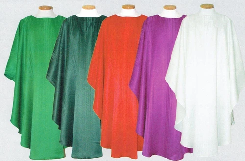 Easy-Care 100% Polyester Chasuble or Dalmatic