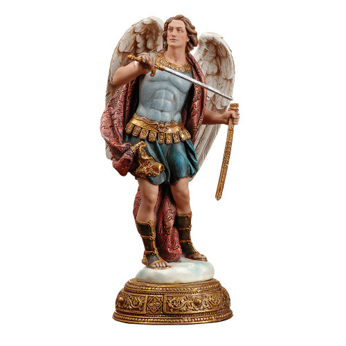 Saint Michael Figurine - Heavenly Protectors - 10.25"