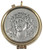 24K Gold-Plated Head of Christ Communion Pyx