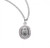 Sterling Silver Pink Cubic Zirconia Miraculous Medal