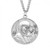  Comes on a 124" rhodium plated curb chain. 