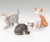 Fontanini nativity ~ 3 piece set 5" cats with story card. 3 styles. 5" scale Polymer. Gift Box