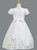 Communion Dress - Cotton Dress with Smocked Waistband 