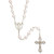 Pink Pearl Heart Communion Rosary 