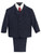 Navy Suit-This high quality five piece Communion suit is an incredible buy!  Set includes jacket, pants, vest, dress shirt and adjustable tie. Regular and Husky Sizes available.