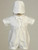 Poly Bengaline Romper with hat. Sizes: 0-3, 3-6m, 6-12m, or 12-18m. Made in the USA!