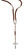 Brown Wood Cord St. Padre Pio Rosary