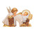Adoring Angel with Infant Jesus Paper Christmas Decoration