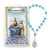 St. Anne Deluxe Chaplet with Light Blue Glass Beads