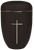 Midnight Grace - Black Steel Cremation Urn